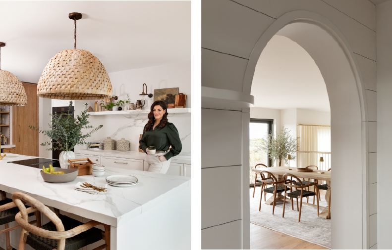 Images of Síle Seoige's kitchen-dining space, House and Home Jan-Feb 25