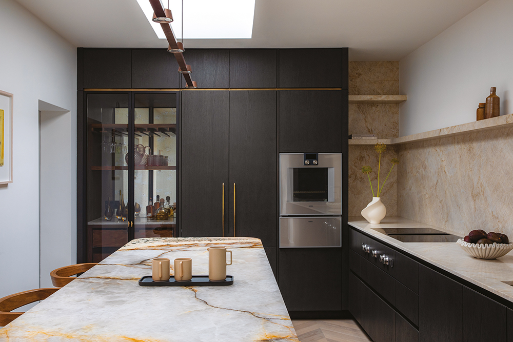 Image of the kitchen in a newly renovated Dublin home 