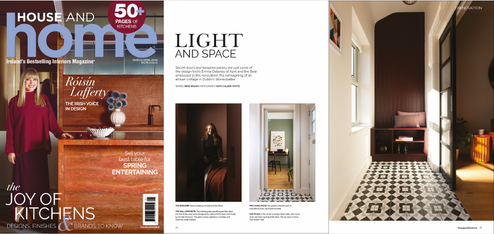 Image of a preview of the feature in March-April issue of House and Home