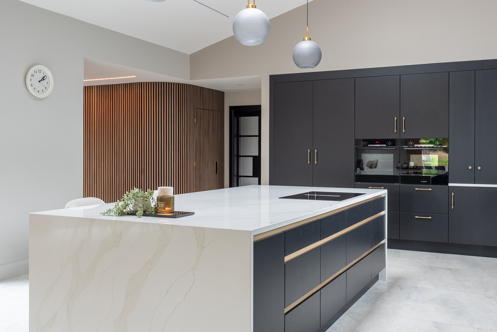 smart zoning kitchen with island