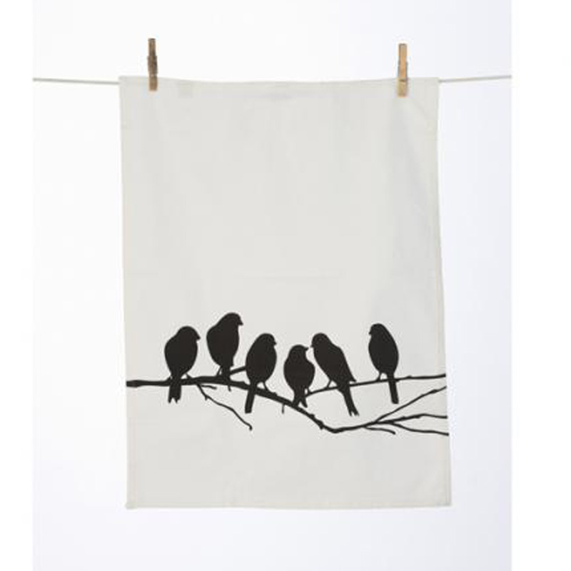 Love Birds Tea Towel