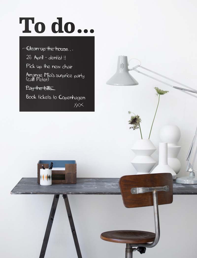 To Do wall sticker, €38, Ferm Living