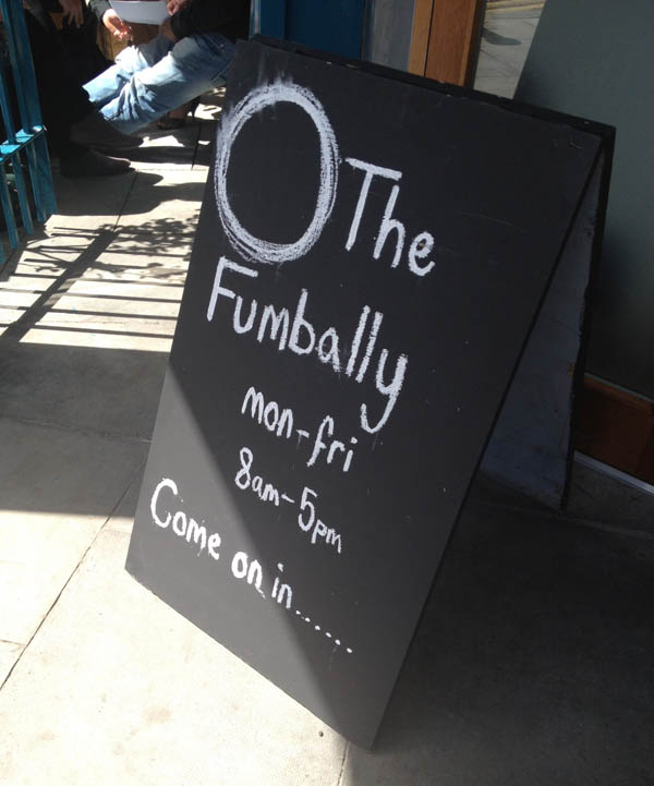 The Fumbally - sign
