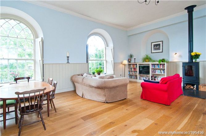 Maeve Higgins' sitting/kitchen area