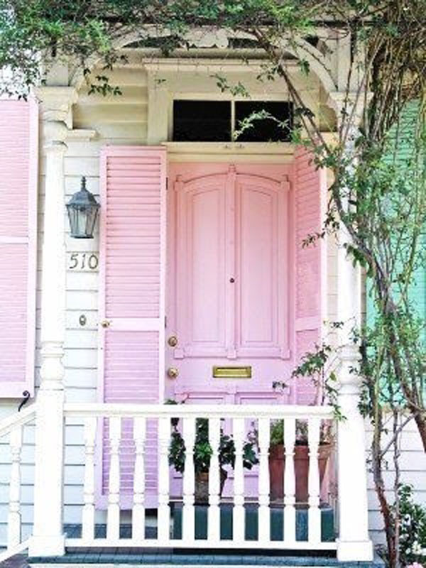 front door pink