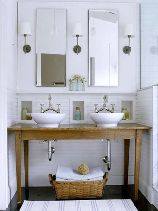 Create An Unusual Sink Vanity, Antique Vanity Unit Ireland