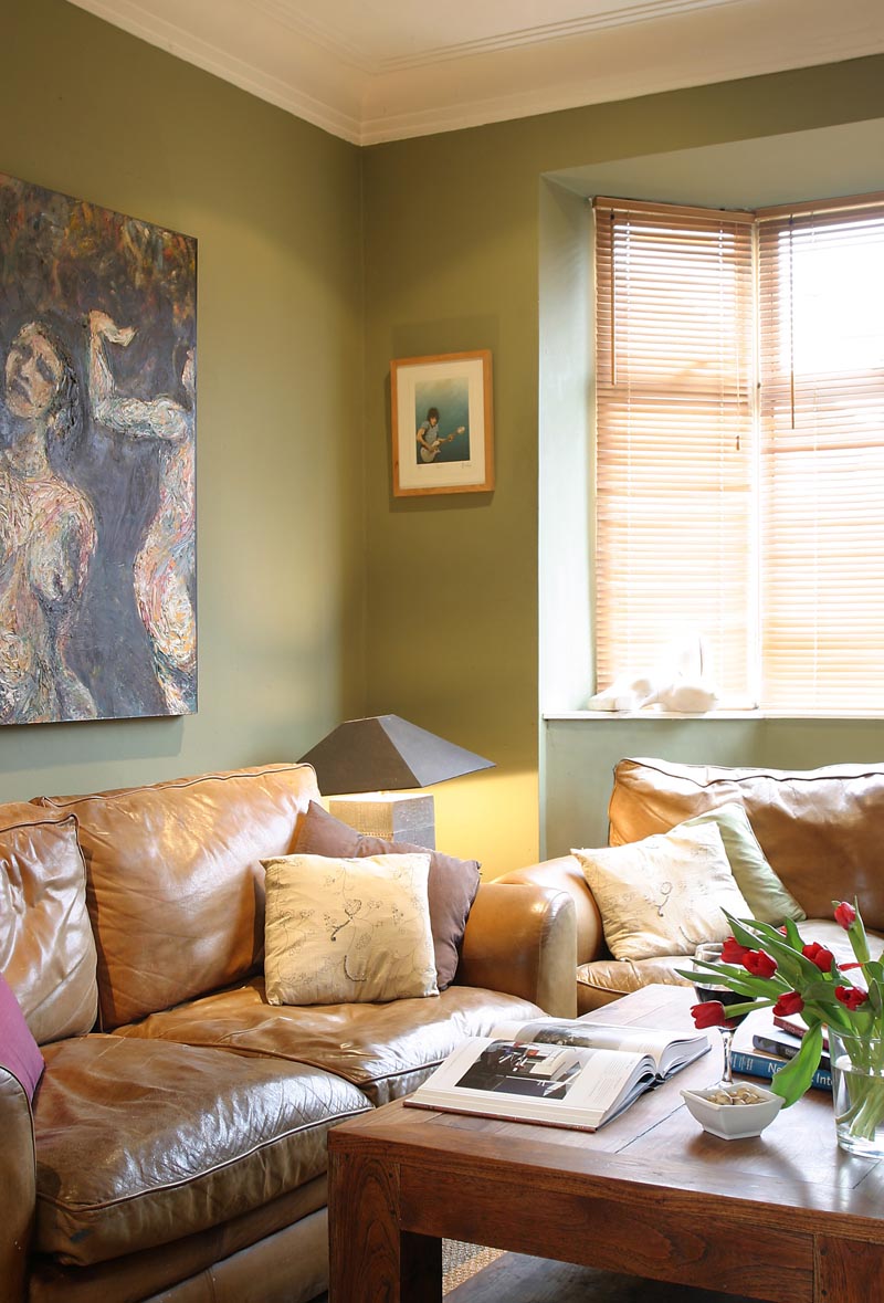 darran and louise's eastern inspired sitting room