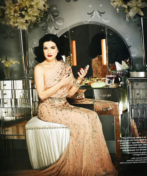 Inside Dita Von Teese's Vintage Home | HouseAndHome.ie