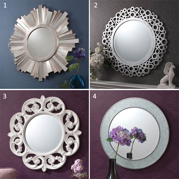 Circular mirrors from Pickit store Absolute Essentials